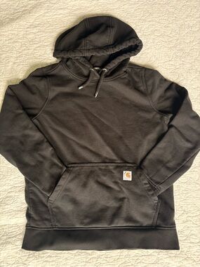 Carhartt Black Rain Defender Hoodie— Black